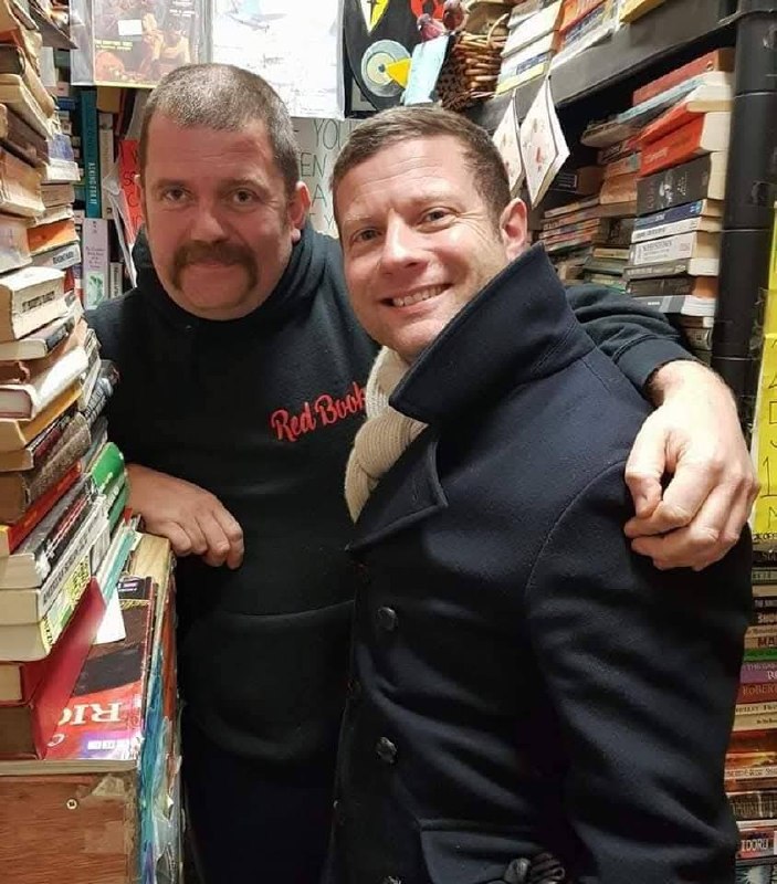A visitor to the shop