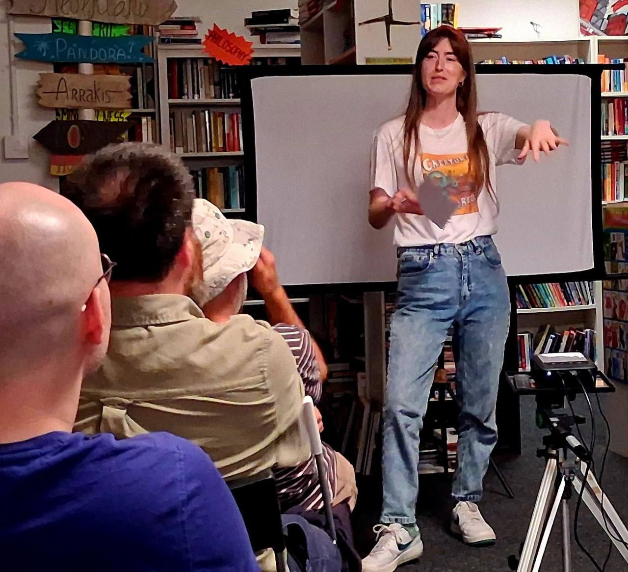 A talk in the Underground